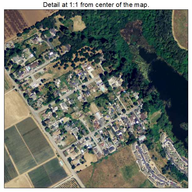 Amesti, California aerial imagery detail