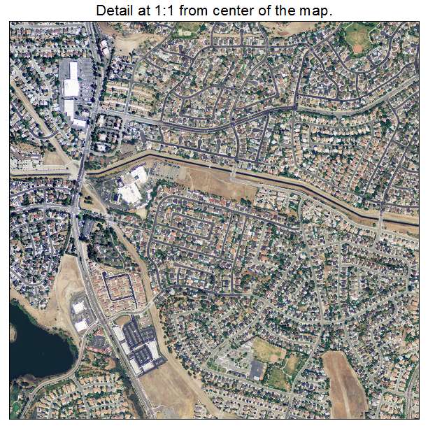 Antioch, California aerial imagery detail