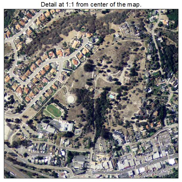 Arroyo Grande, California aerial imagery detail