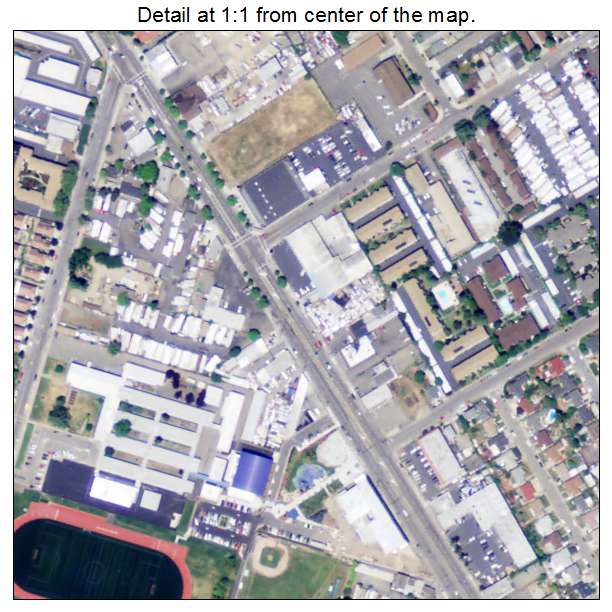 Ashland, California aerial imagery detail