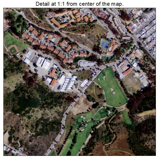 Avalon, California aerial imagery detail
