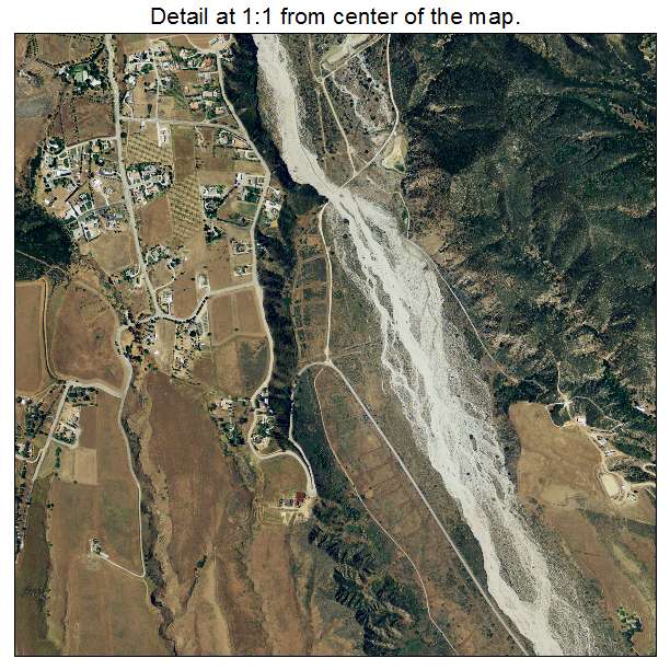 Banning, California aerial imagery detail