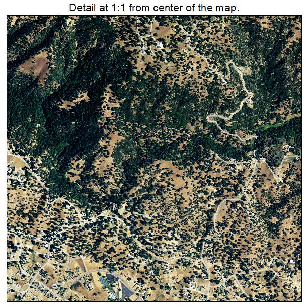 Bear Valley Springs, California aerial imagery detail