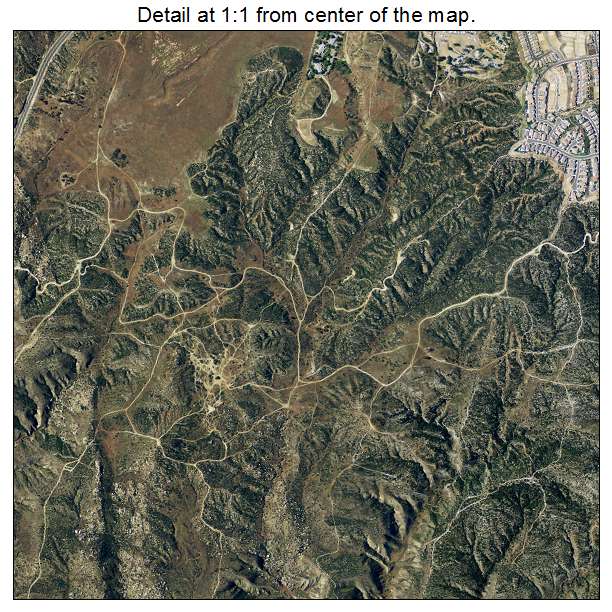 Beaumont, California aerial imagery detail