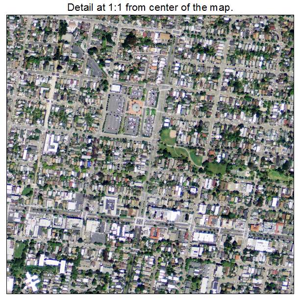 Berkeley, California aerial imagery detail