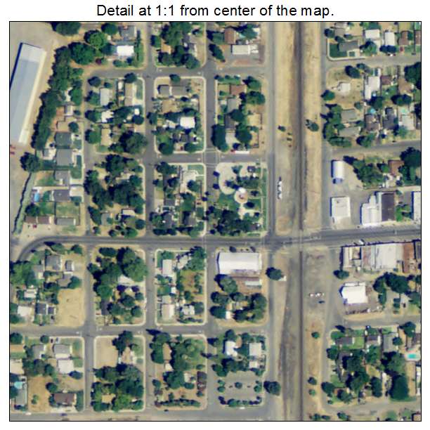 Biggs, California aerial imagery detail