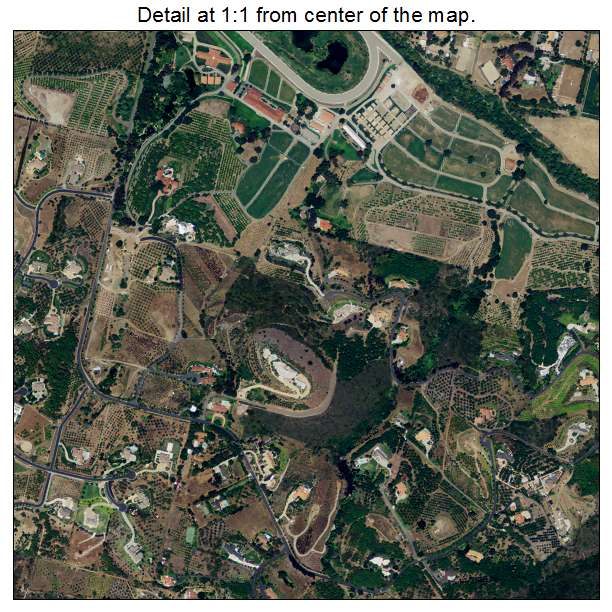 Bonsall, California aerial imagery detail
