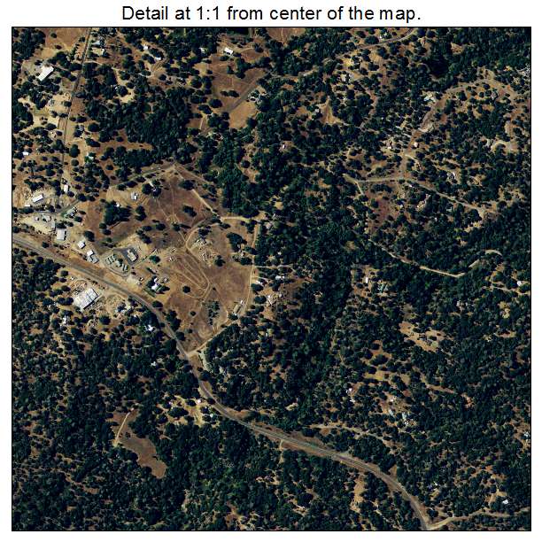 Bootjack, California aerial imagery detail