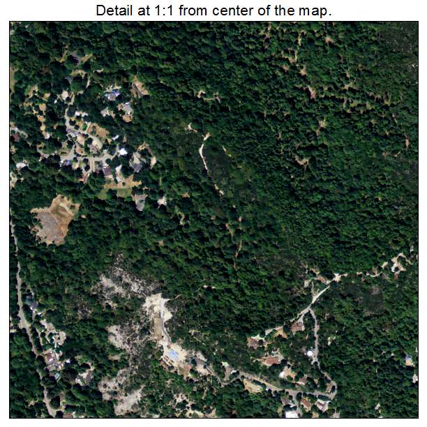 Boulder Creek, California aerial imagery detail