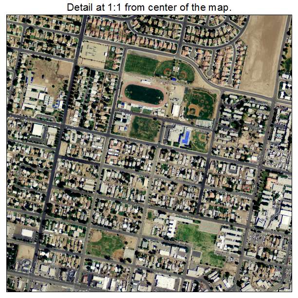 Brawley, California aerial imagery detail