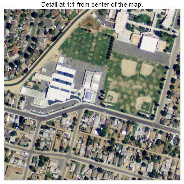Bret Harte, California aerial imagery detail