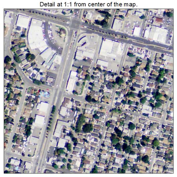 Burbank, California aerial imagery detail