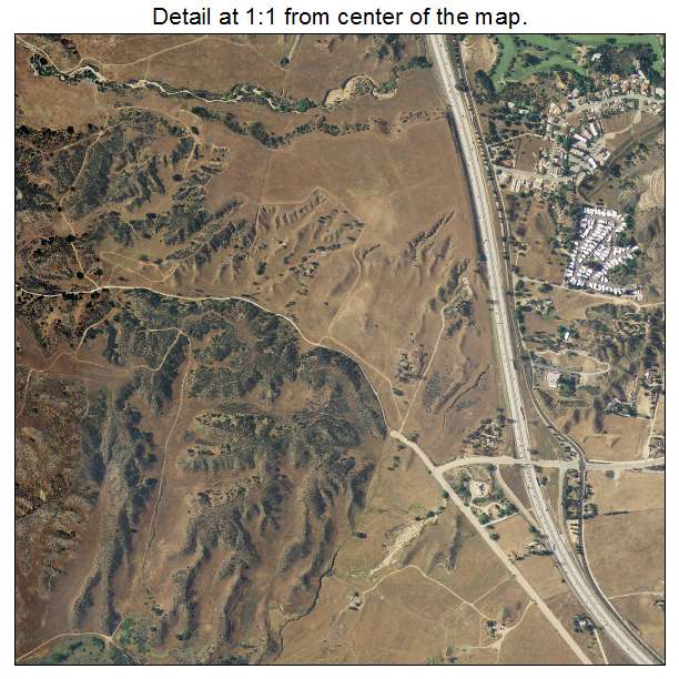 Calimesa, California aerial imagery detail