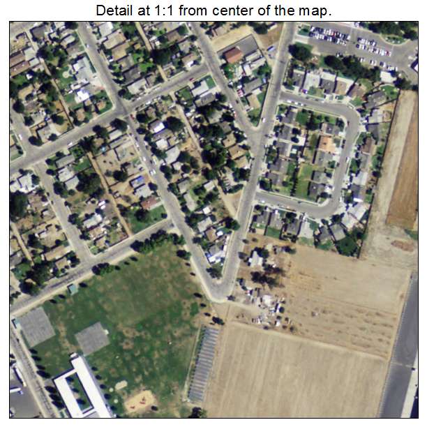Calwa, California aerial imagery detail