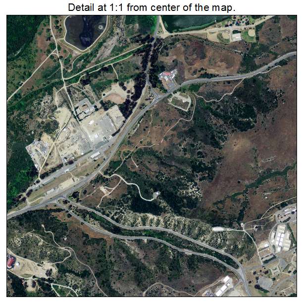 Camp Pendleton North, California aerial imagery detail