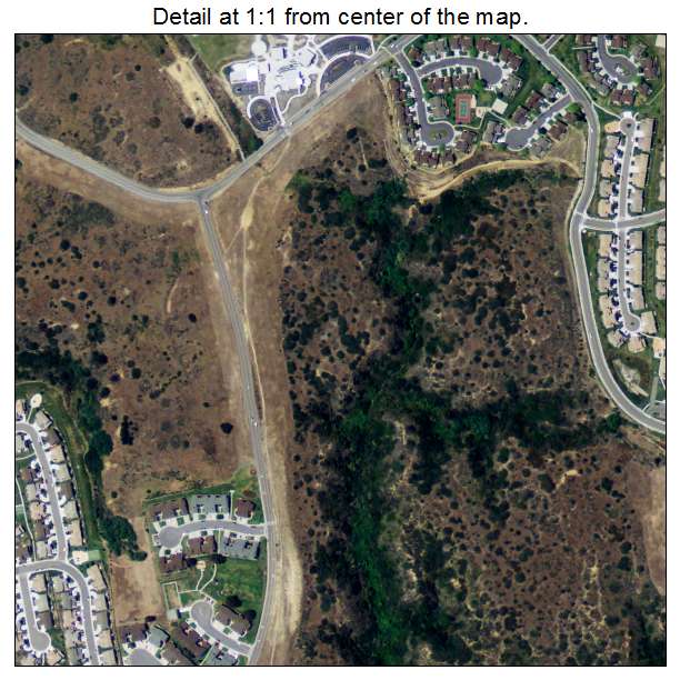 Camp Pendleton South, California aerial imagery detail