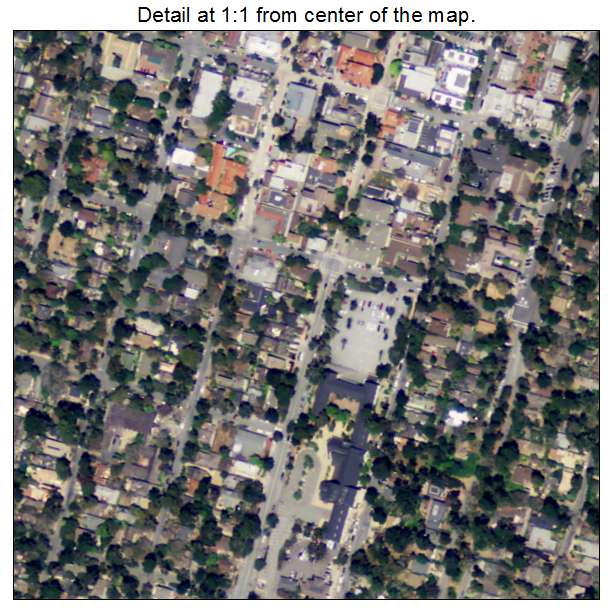 Carmel by the Sea, California aerial imagery detail