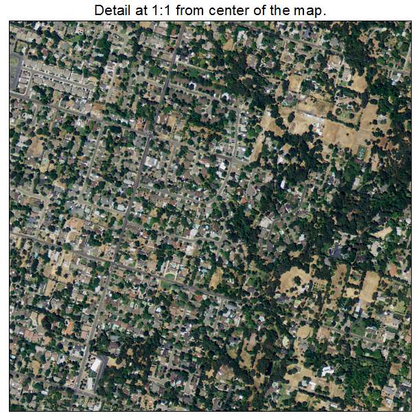 Carmichael, California aerial imagery detail