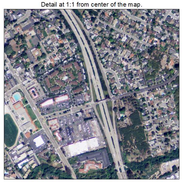 Carpinteria, California aerial imagery detail