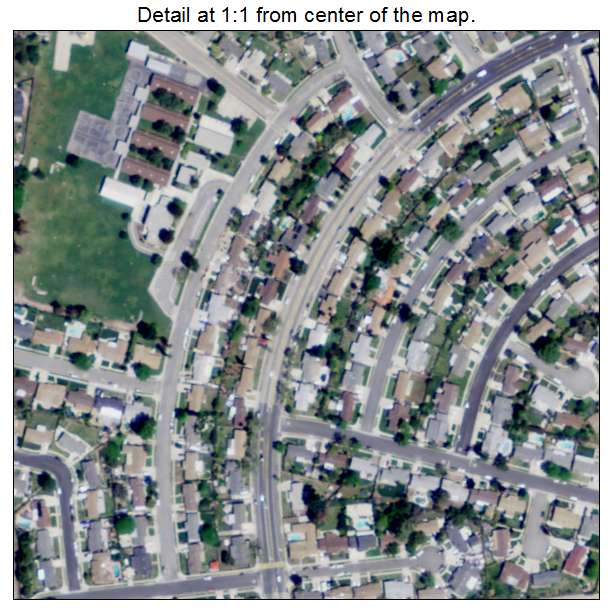 Casa Conejo, California aerial imagery detail