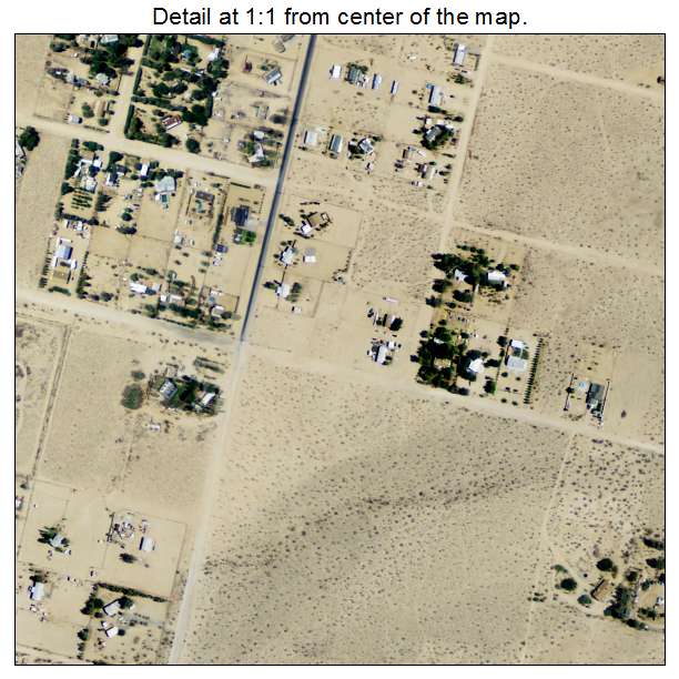 China Lake Acres, California aerial imagery detail