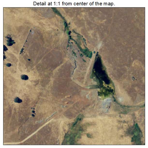 Chinese Camp, California aerial imagery detail