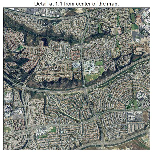 Chula Vista, California aerial imagery detail