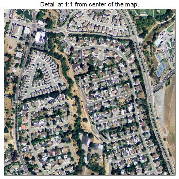 Clayton, California aerial imagery detail