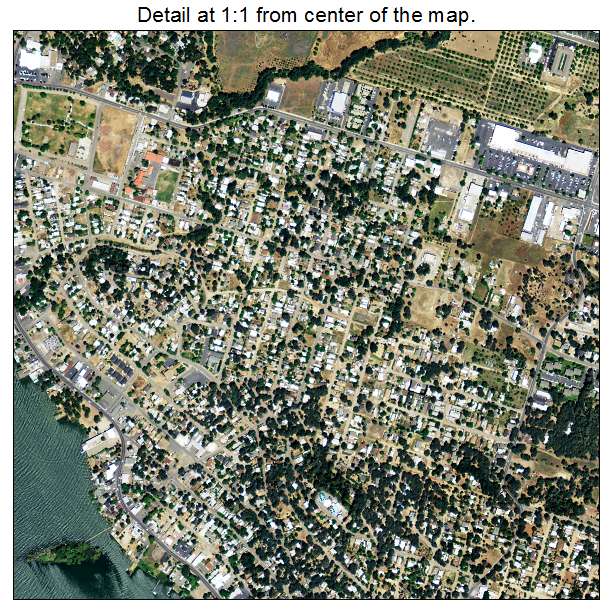 Clearlake, California aerial imagery detail