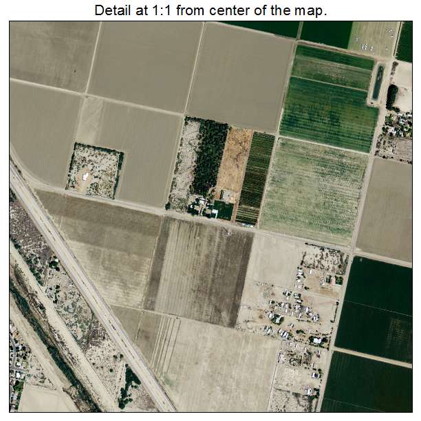 Coachella, California aerial imagery detail
