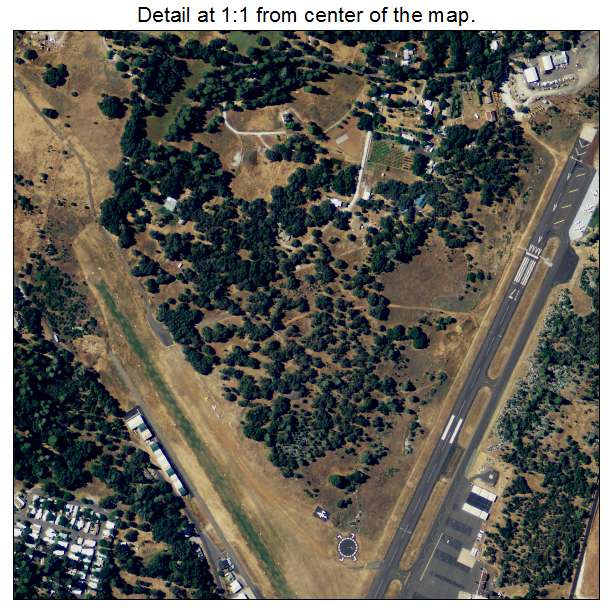 Columbia, California aerial imagery detail