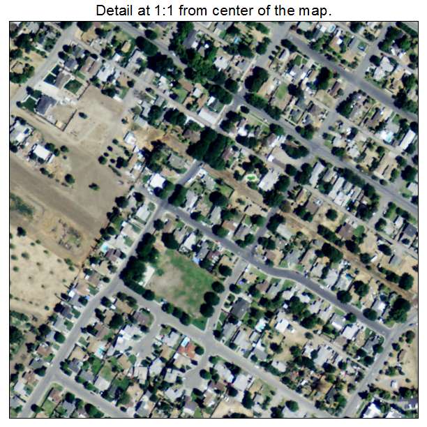 Colusa, California aerial imagery detail