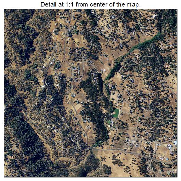 Copperopolis, California aerial imagery detail