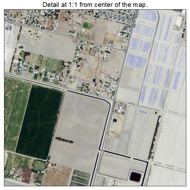 Corcoran, California aerial imagery detail