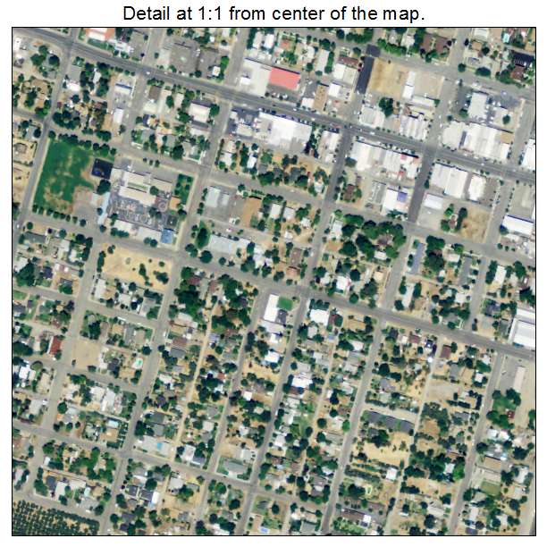 Corning, California aerial imagery detail