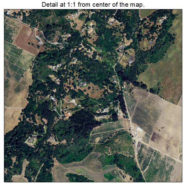 Corralitos, California aerial imagery detail
