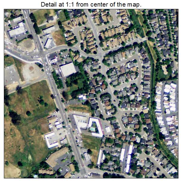 Cotati, California aerial imagery detail