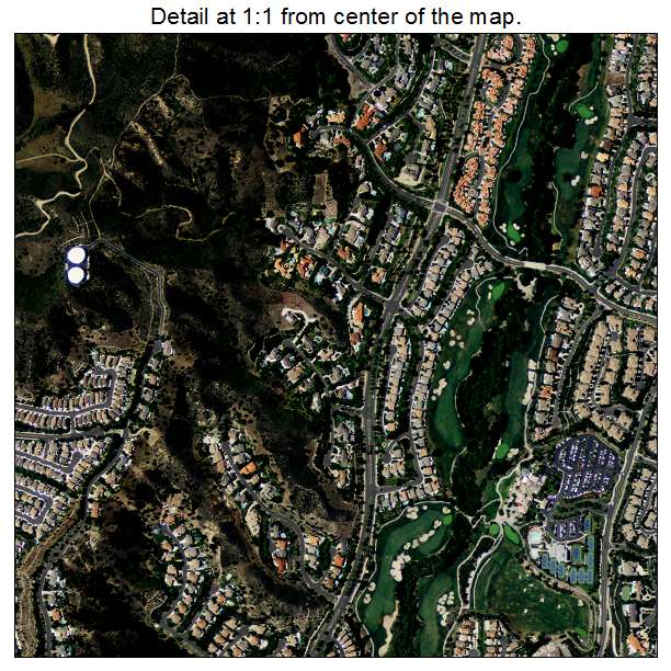 Coto de Caza, California aerial imagery detail