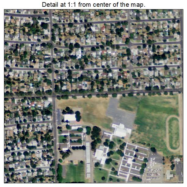 Country Club, California aerial imagery detail