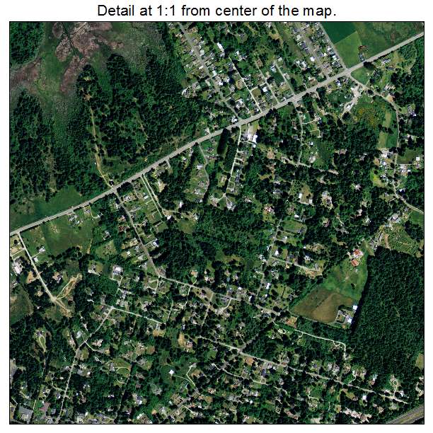 Crescent City, California aerial imagery detail