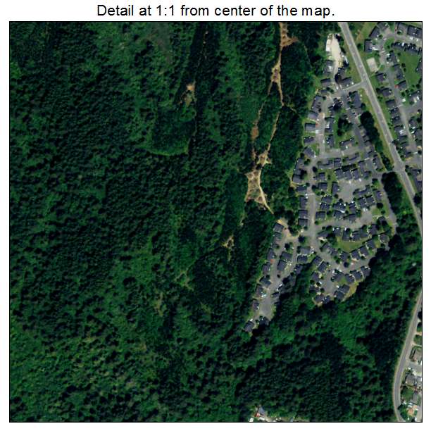 Crescent City North, California aerial imagery detail