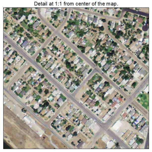 Cutler, California aerial imagery detail