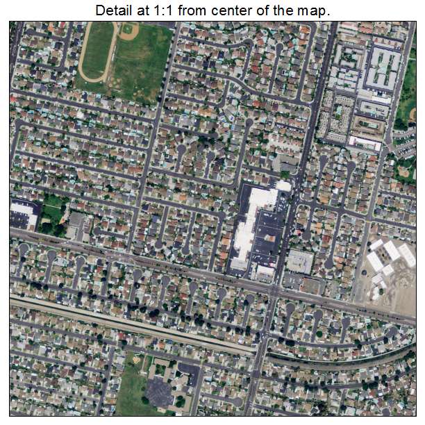 Cypress, California aerial imagery detail