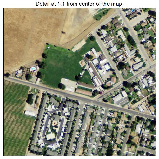 Del Rey, California aerial imagery detail