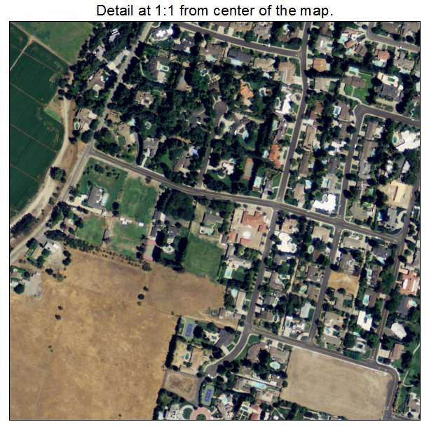 Del Rio, California aerial imagery detail