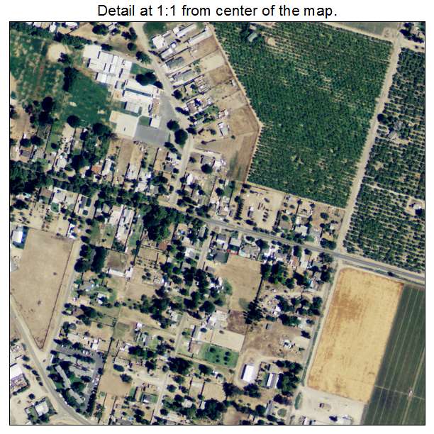 Delhi, California aerial imagery detail