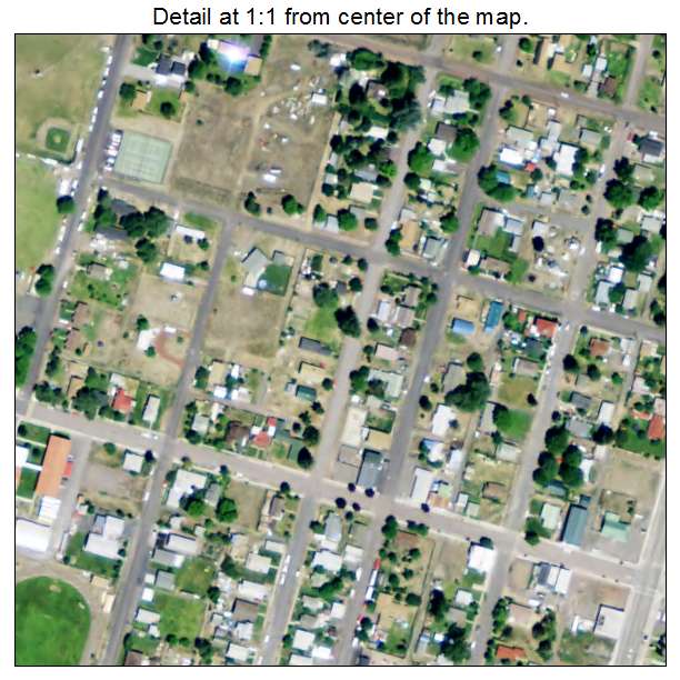 Dorris, California aerial imagery detail