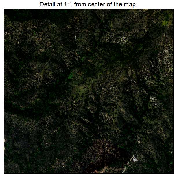 Duarte, California aerial imagery detail