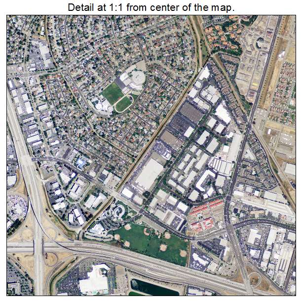 Dublin, California aerial imagery detail