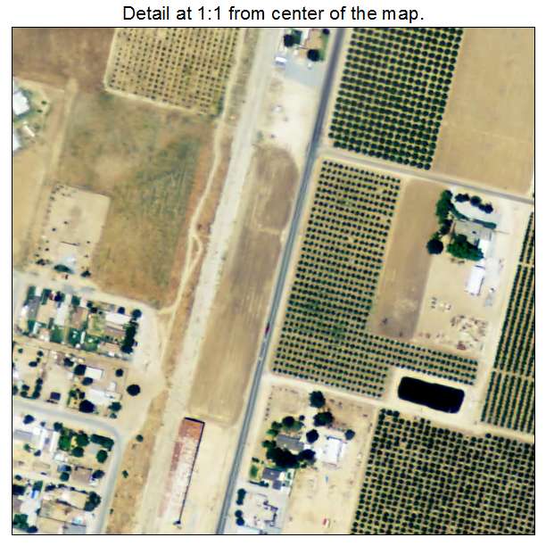 Ducor, California aerial imagery detail